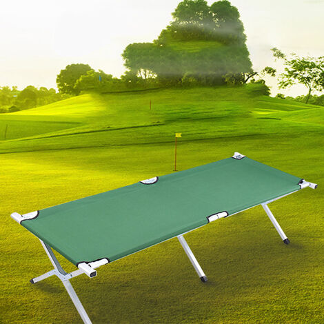Lit Pliant 1 Personne Lit De Camping Pliable En Aluminium Ultra-léger - Portable, 200 Kg De Charge, Idéal Voyage Lit Portable Support 200 Kg
