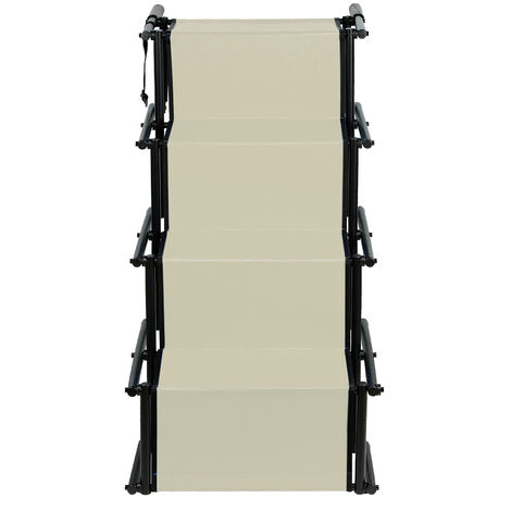 Auto Haustiertreppe Auto Klappbare ,Hundetreppe Stufen Rampe für Hunde, Hunderampe für Autos, LKWs, SUVs,Treppe für große und kleine Hunde Beige