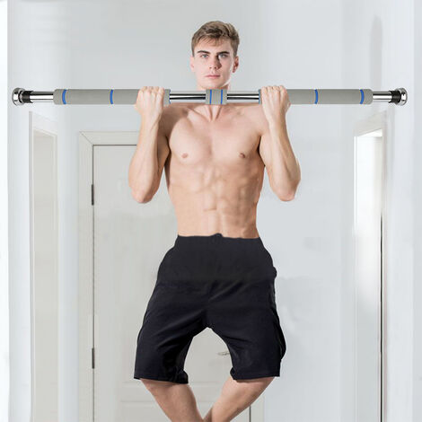 Barre Traction Porte Réglable Sans Perçage Barre Traction Porte 200kg - Réglable 70-92cm Sans Perçage Niveau équipement Fitness