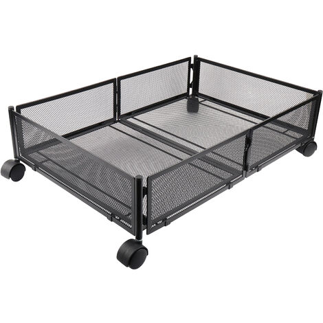 Haloyo – Boîte de rangement sous lit avec roulettes – Dimensions 60 x 40 x 17 cm – Pour vêtements, chaussures, couvertures – Rangement compact