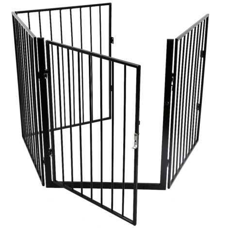 Barrière de sécurité Enfant,bébé,Animaux,Pare-feu,barrière d'escalier,4 Panneaux,75×240cm