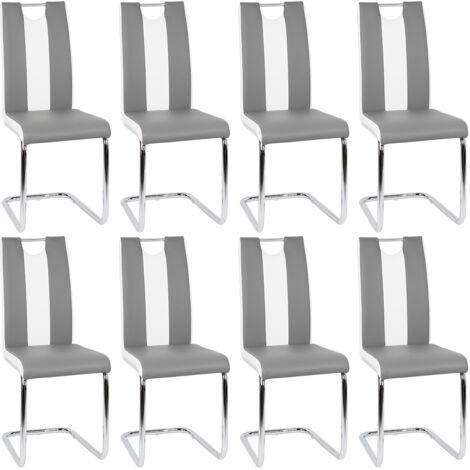 Lot De 8 Chaises Empilables Calisto - Assise En Bois Et Piètement Métal - CLP