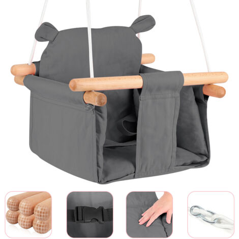 Balancoire 3-en-1 Bleu Balançoire de Jardin et Enfant, Siège Modulable, Pour Extérieur et Intérieur | Leroy Merlin