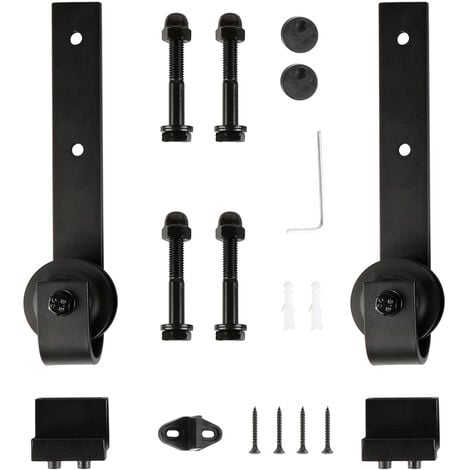 Rail porte coulissante Quincaillerie Kit de pour Porte Coulissante et Porte de Grange(Hors le rail )
