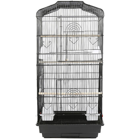 Cage à oiseaux en métal, piquet d'art d'extérieur rustique, filets