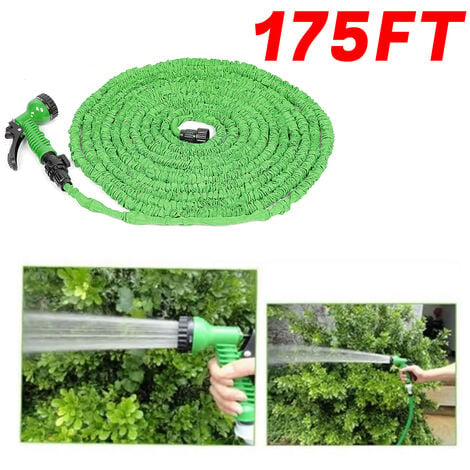 Haloyo Tuyau D'Arrosage Extensible,75FT Tuyau Arrosage Flexible, Vert