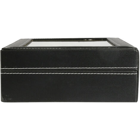 Boîte à Bijoux Multi-grilles Pour Montres En Simili Cuir - Neuf Avec étiquettes, Rangement Pratique Et élégant