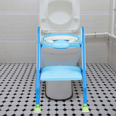 Siège Toilette Enfant Pliable et Réglable, Réducteur de Toilette Bébé pour  D'apprentissage à la Propreté