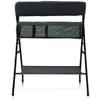 Table à Langer Pliable et Portable, Table a Langer Pliante pour Remplacement de la couche,Table de soins des couches pour bébés Réglable en Hauteur (79 55.5 96cm)