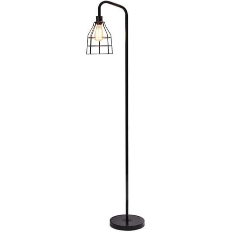Lampe de bureau Crest Métal Noir 1 ampoule 145cm