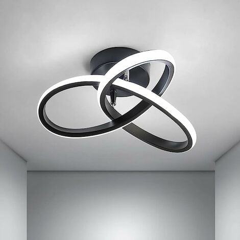 Plafonnier LED moderne, Lustre acrylique 22W, Plafonnier en forme de fleur pour Salon Chambre Coucher, diamètre 24cm, Lumière blanche 6000K