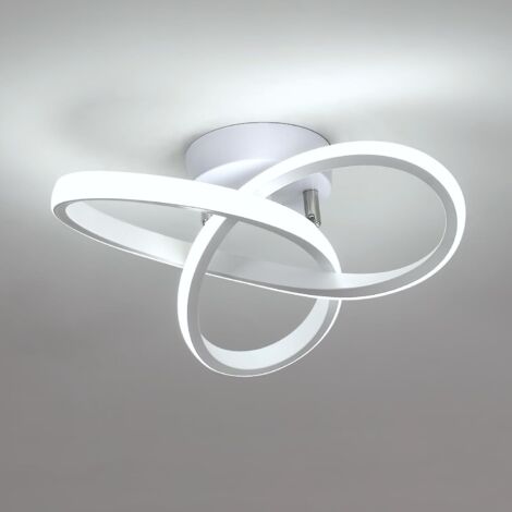 Comely – Plafonnier LED moderne 22W 2500LM – Aluminium – Lumière blanche froide 6500K – Diamètre 25cm pour cuisine, salon, chambre