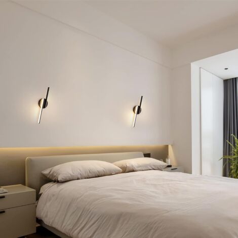 COMELY Applique Murale LED Intérieur, Lampe Murale Moderne 16W, Applique en Aluminium, 3000K Lumière Chaude pour Salon, Couloir, Salle de Bain, Escalier, Veilleuse