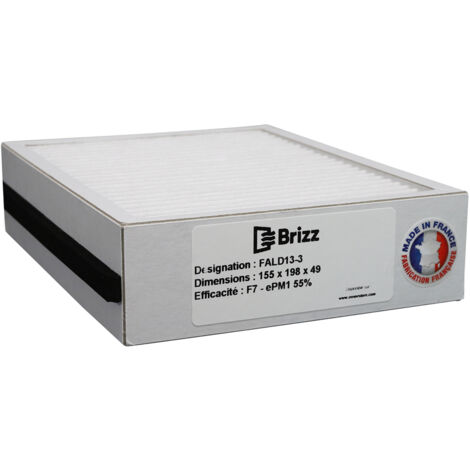Filtre compatible purificateur d'air ALDES InspirAir Home SC150 , Type de filtration : - Particules fines (1/4)