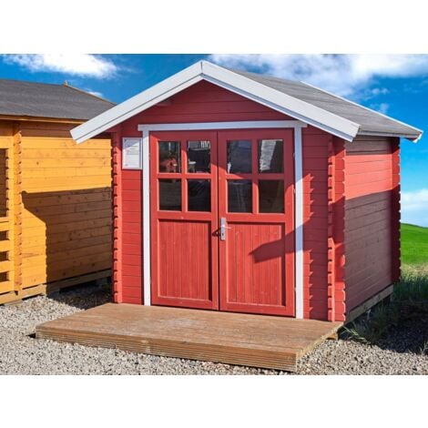51+ Gartenhaus 250 X 300, Die breite doppelflügeltür mit