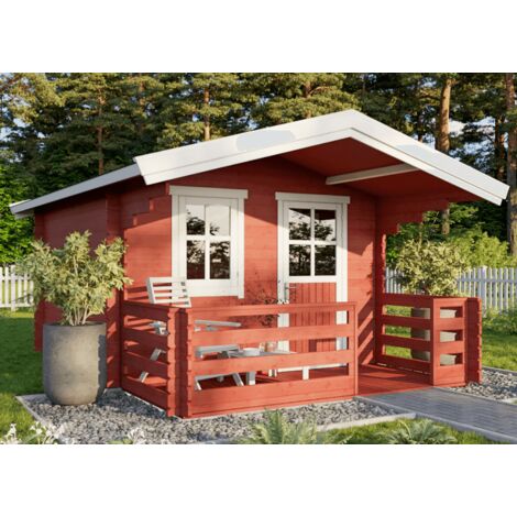 Gartenhaus Kanada 300 x 300 cm mit 136 cm Terrasse ALL IN