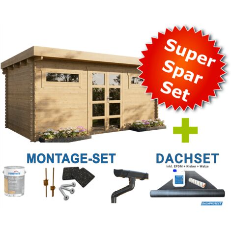SuperSparSet Gartenhaus Davos 500 x 300 cm