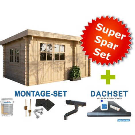 SuperSparSet Gartenhaus Trondheim 450 x 300 cm