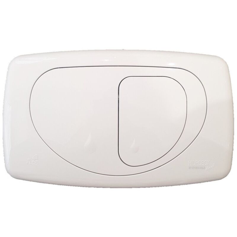 Placca Di Comando Dual Line Per WC Incasso Todini - Bianco Lucido, Doppio Pulsante Scarico - Foto 10