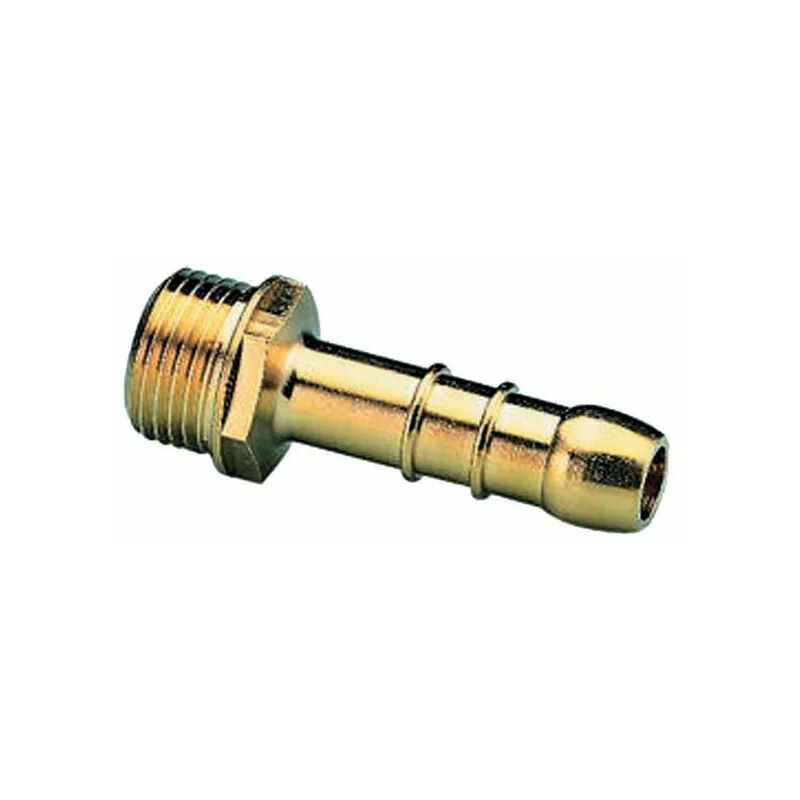 Portagomma diritto per tubo gas metano F 1/2' x 13 mm