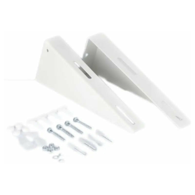 Staffe per mensola in acciaio 150x100mm, bianco lucido, montaggio a parete. | Leroy Merlin