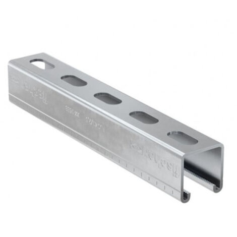 FISCHER - Profilo zincato 2000 mm (lunghezza) x 41 mm (larghezza) x 41 mm (altezza) per la realizzazione di strutture a telaio per il sostegno di impianti