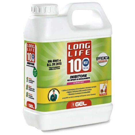 Long Life 100 GEL inibitore di corrosione 1 litro per impianti di riscaldamento 11316000
