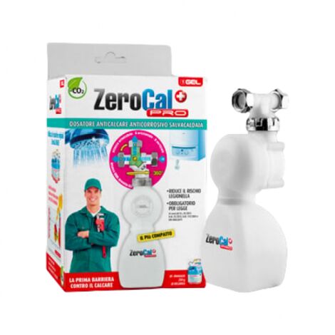 Gel - Dosatore anticalcare anticorrosivo 1/2 salvacaldaia con ricarica 250 grammi in omaggio - Modello: Zerocal Pro (1/2)