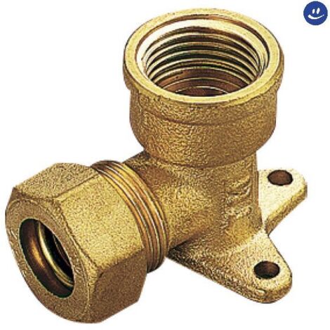 Gomito Con Base 1/2" Ø16 Per Rame Con Oring