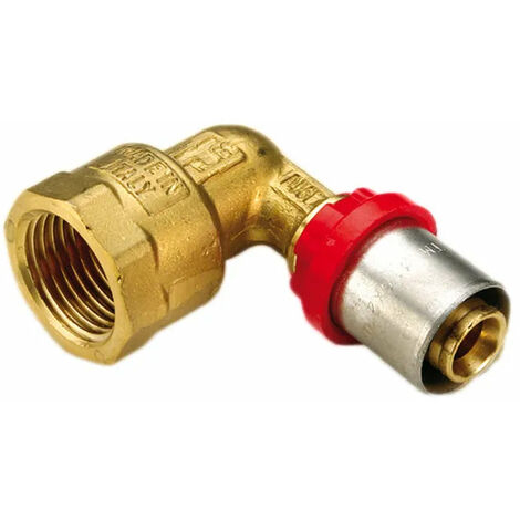 Gomito Femmina 1/2" Ø16 Multistrato A Pressare - Serie: Compact
