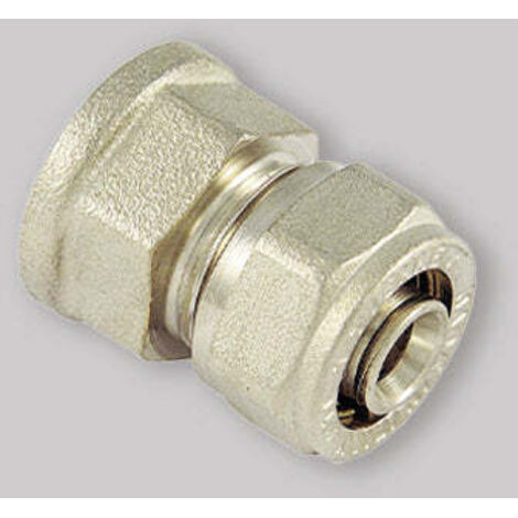 Raccordo Diritto Femmina A Compressione Per Tubo Multistrato Tm 1" X Ø32 (3,0) Mm (1/2)