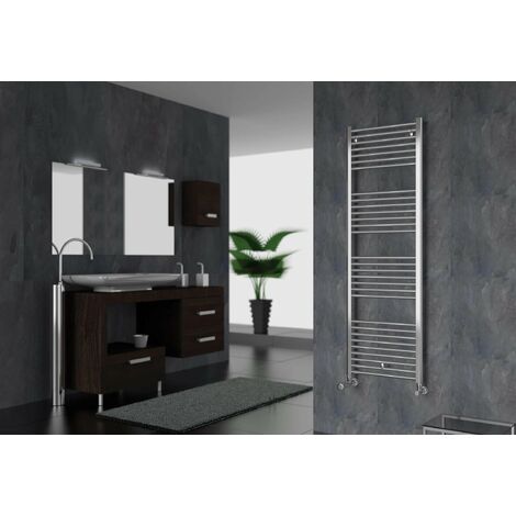 Cordivari - Lisa 25 Radiatore Scaldasalviette 116X55 Interasse 50 Cm - Colore: Cromo (1/2)