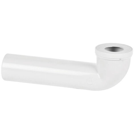 Curva lunga wc rigida maschio femmina in pvc � 100 l= 400 mm Nicoll s.r.l. (1/2)