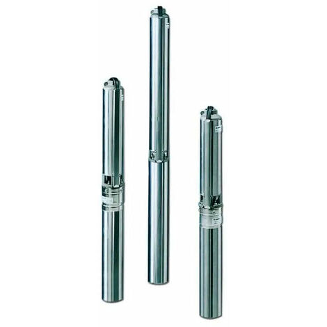 Lowara - Elettropompa Sommersa 3 HP 220V in acciaio inox per pozzo uscita 1"1/4 - 4 m³/h - Modello: 4GS