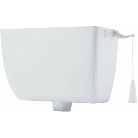 Cassetta Alta In Pvc Completa Di Sifone E Catenella