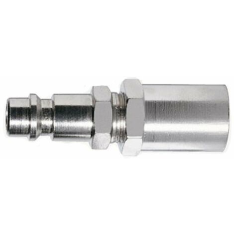 Innesto Rapido Maschio Con Portagomma Ø8X17 Per Aria Compressa