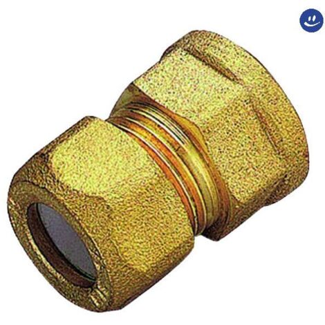 Niples Femmina 3/8" Ø14 Per Rame Con Ogiva In Teflon
