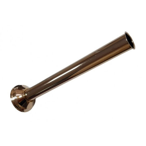 Tubo Con Paglietta Ø32 Con Rosone - Colore: Oro