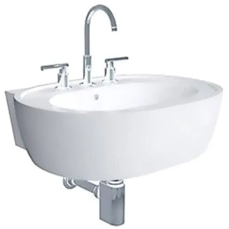 Geberit/Pozzi Ginori - Lavabo 68 Cm Porcellana Bianco - Serie: Easy2