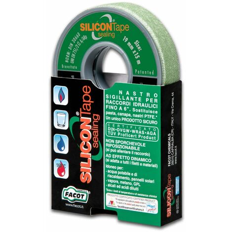 Facot - Sigillante Per Raccordi Idraulici H.14Mm Lunghezza 15Mt - Articolo: Sst1415 (1/3)