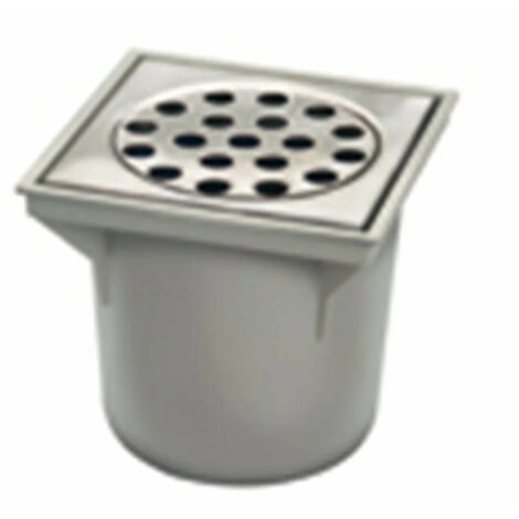 Pozzetto 200X200 In Abs Con Scarico Verticale