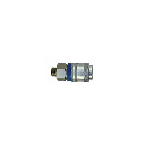 Rubinetto Rapido Femmina Con Filetto Maschio 1/2" Per Aria Compressa