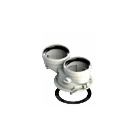 Ferroli - Kit Sdoppiato Scarico Fumi Tubi Separati 80/80 Per Caldaia Condensazione Rrt