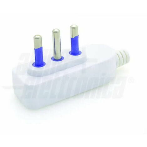 6 Spine Europee Piatte Con Cacciavite - Facili Da Installare Per Elettrodomestici | 220V 2.5A Bianche - Foto 10