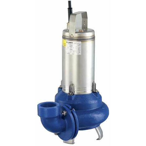 Pompa da drenaggio Lowara DL125 Trifase 1,5kw per acque LURIDE svuotamento liquami per fognatura pozzi neri fogna qualità professionale
