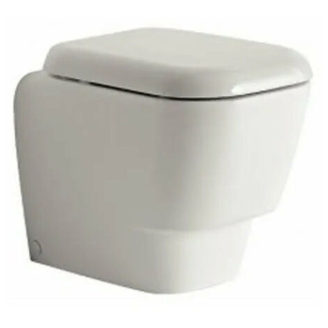 Geberit/Pozzi Ginori - Vaso Filo Parete Porcellana Bianco Con Sedile - Serie: Q3