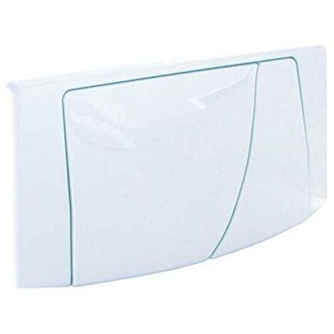 Placca di comando bianca 2 tasti Bampi Zeta bianco