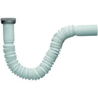 Tubo Flessibile Estensibile Jollyflex 11/2 D.40/50 Con Ghiera In Alluminio - Colore: Bianco