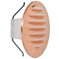 Griglia Tonda Ø80/125 In Rame Con Molle - Articolo: 9699-806-500