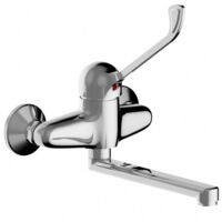 Miscelatore Lavello Gruppo A Muro Con Leva Clinica - Serie: Golf Plus